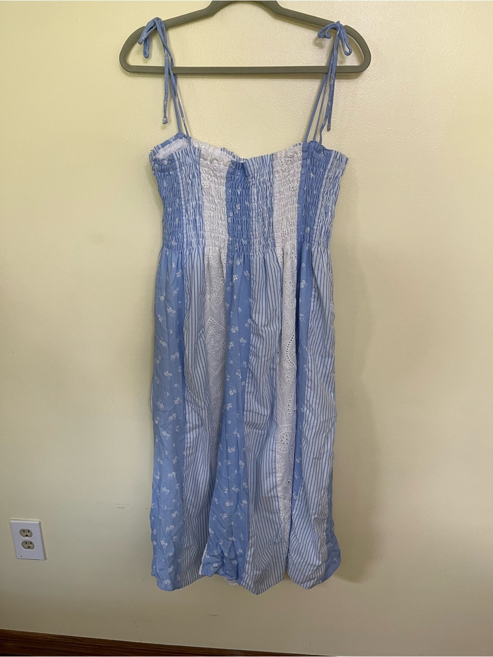 NEW Altar’d State Blue and White Este Maxi Dress Size Small and XL Available NWT - Picture 12 of 12